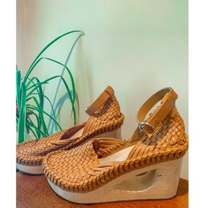 Free People Teagan Huarache Clogs Size 39/US 9